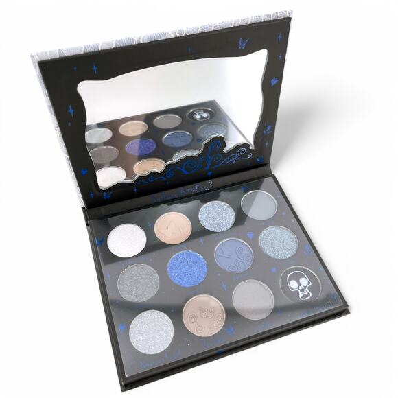 Tim Burton's Corpse Bride Moonlight Eyeshadow Palette Sheglam 12 Shades - Picture 8 of 11
